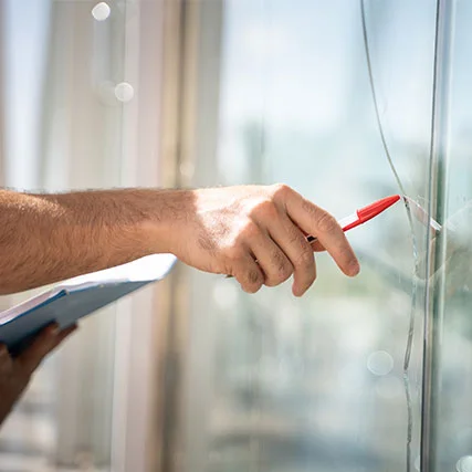 broken glass repair in Keystone, FL